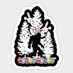 Easter Bunny Bigfoot Sticker